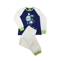 Boys Organic Pyjamas ( Sleepwear ) : Robot Gang Design