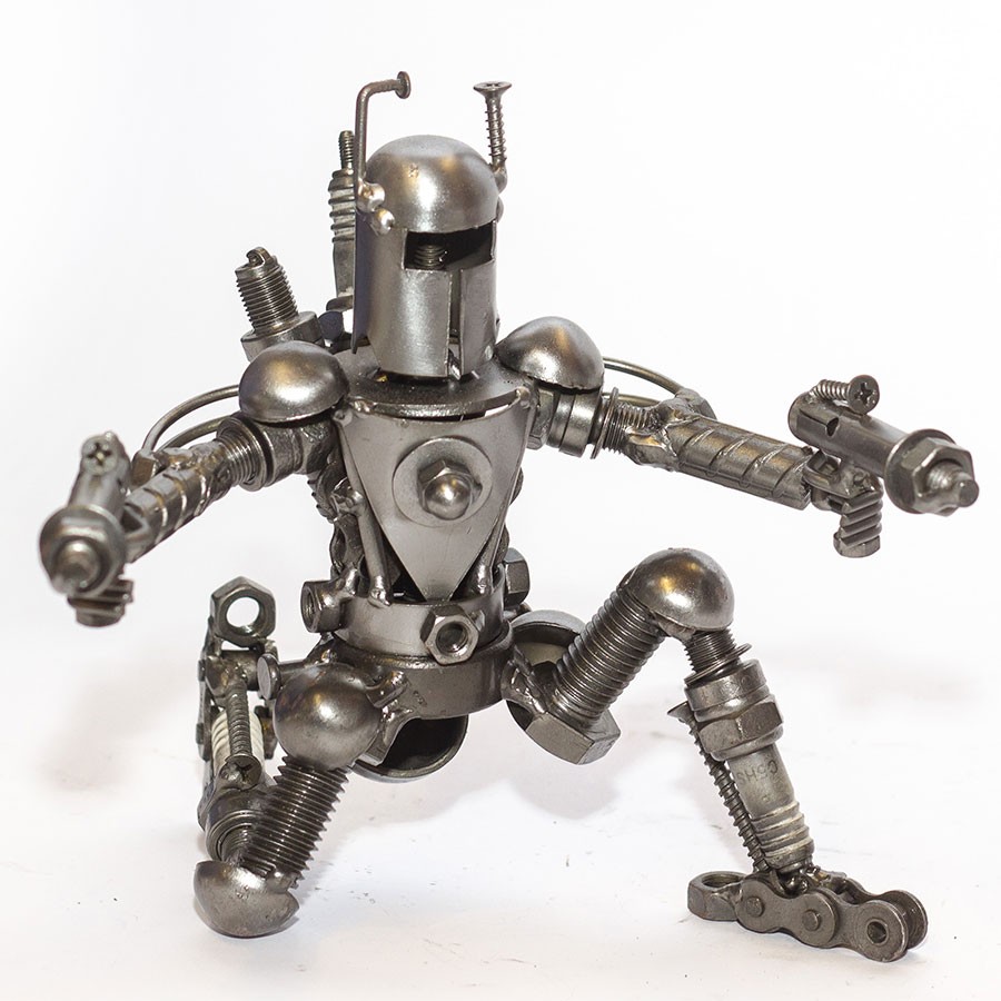 Similar as Boba Fett Metal Sculpture Jango Fett Statue Figure