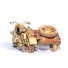 3 Wheels Old Style Motorcycle Wooden Handmade Art Gift for Anniversary Birthday Christmas Wedding