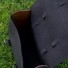 Bicycle Saddle Bag / Handlebar / Frame Bag in Black Red stitching
