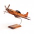 P-40 Warhawk Mohogany Wood - Military Aircraft