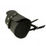 Black Genuine Leather Bicycle Saddle Bag Utility Tool Bag