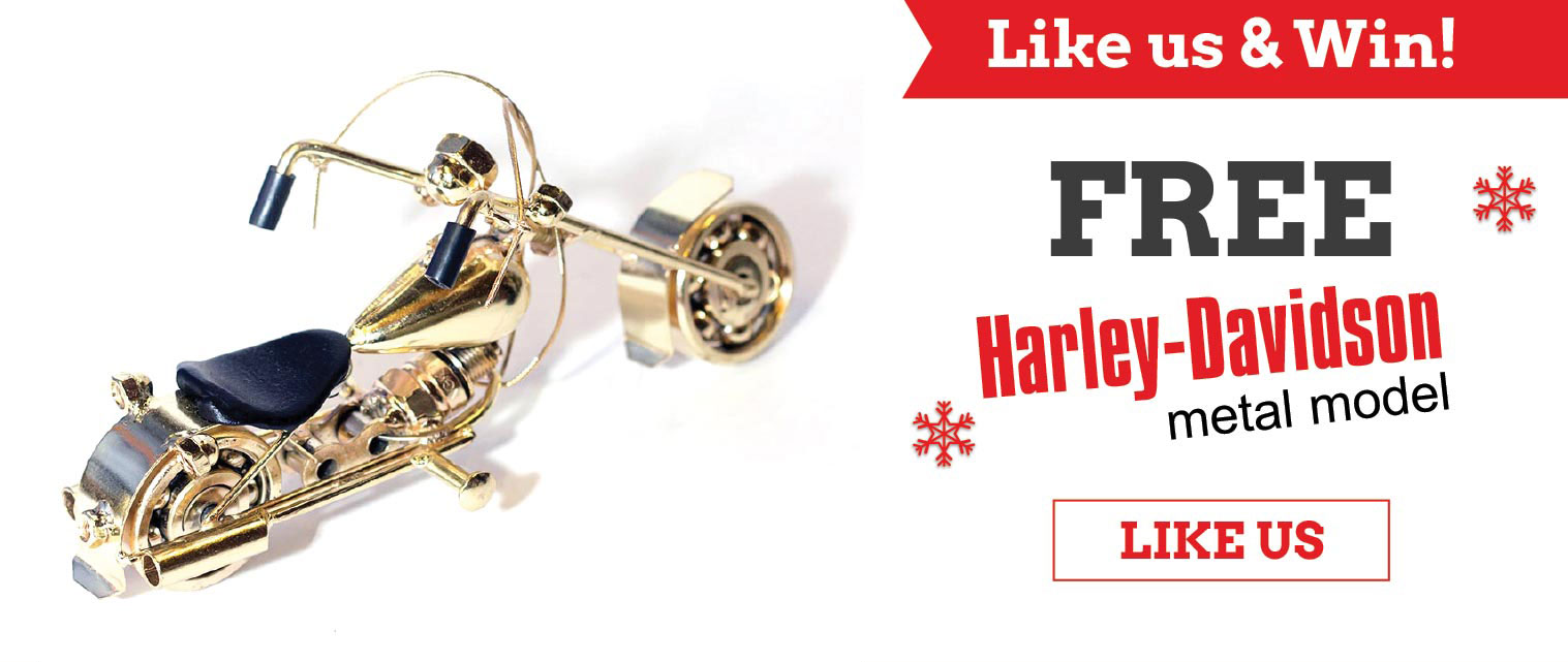Win FREE Harley-Davidson Metal Model motorcycle