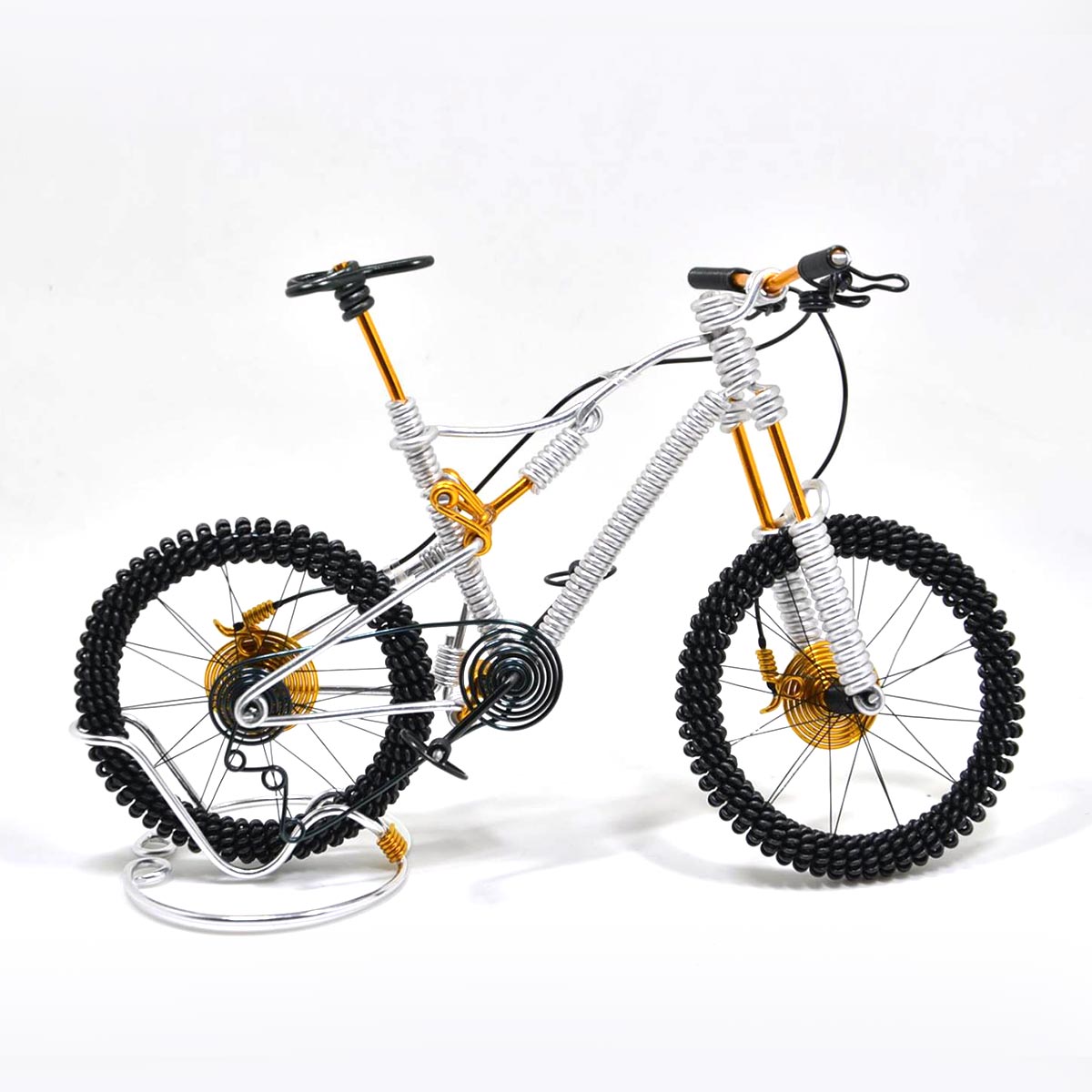 Aluminum Bike Bicycle Miniature bicycle Small bike Wire bicycle Diemel Wire Art Metal bicycle Beach Bike Wire Bike Bicycle Art