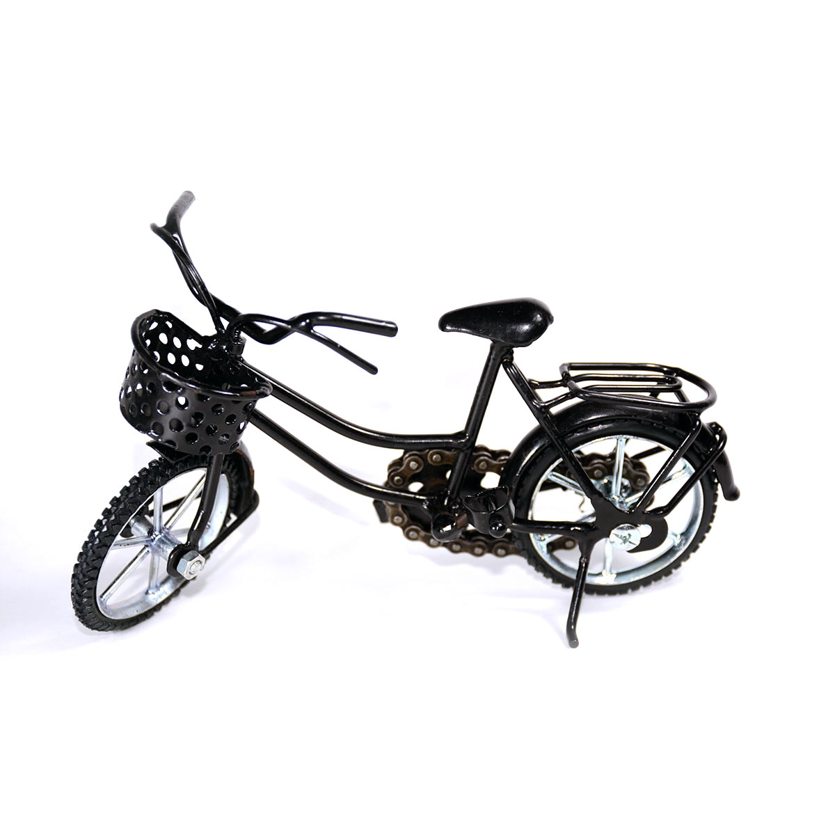 Girl Bicycle Metal Sculpture Model Gift for Cyclist metal art