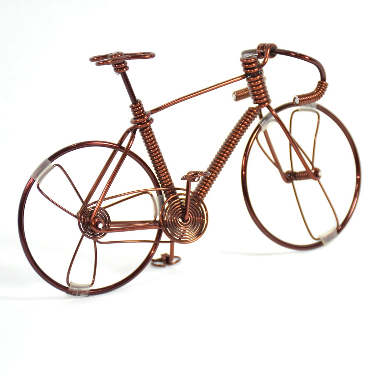 Handmade Aluminium Wire Vintage Bike Copper Bicycle Model Art Decoration 