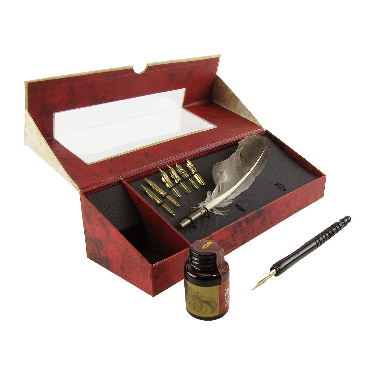 Calligraphy feather pen clearance