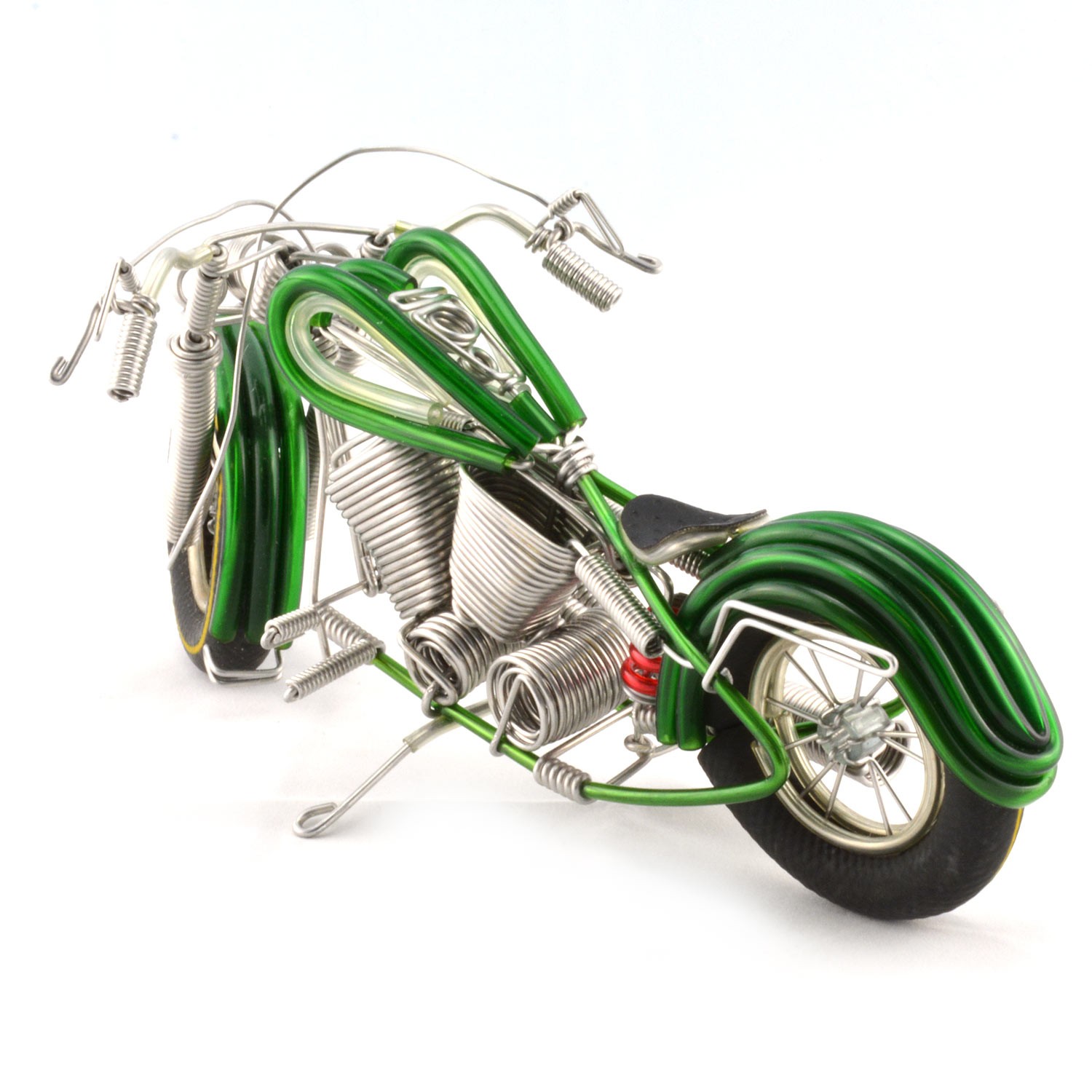 4 inch. Small Harley style bike Sculpture Motorbike handmade from wire