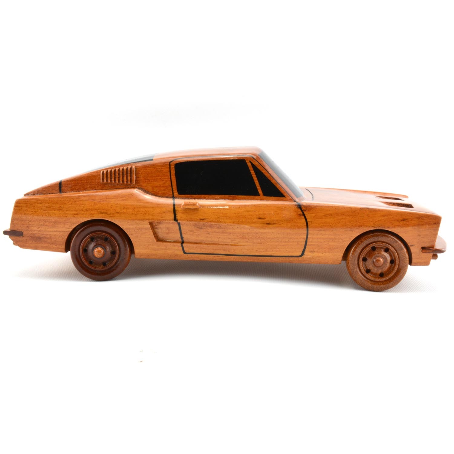 wooden mustang