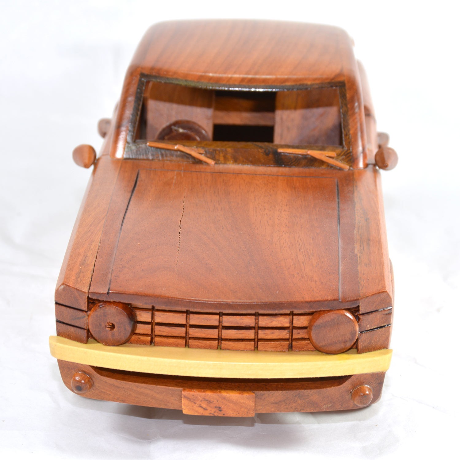 wooden mustang car