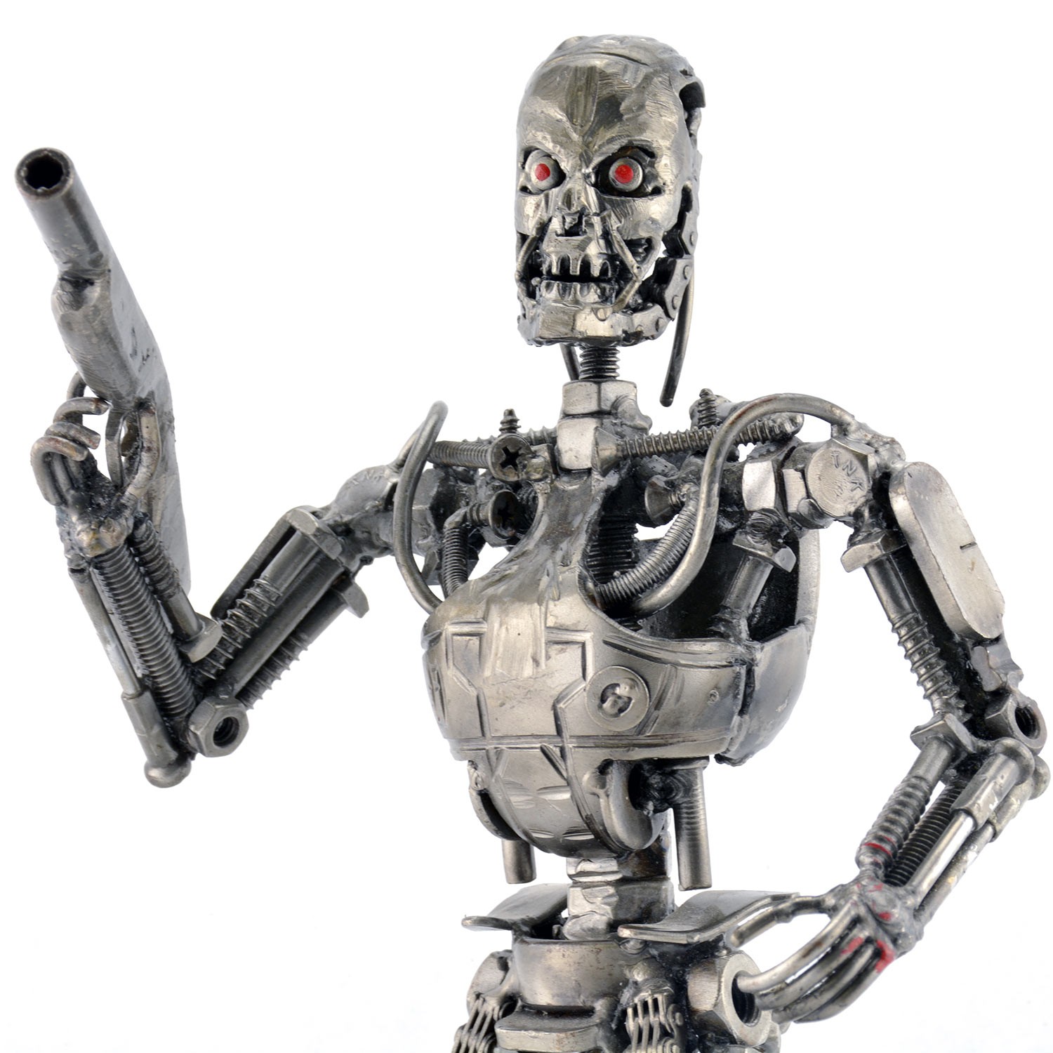 Terminator T-800 Arnold schwarzenegger robot metal ...