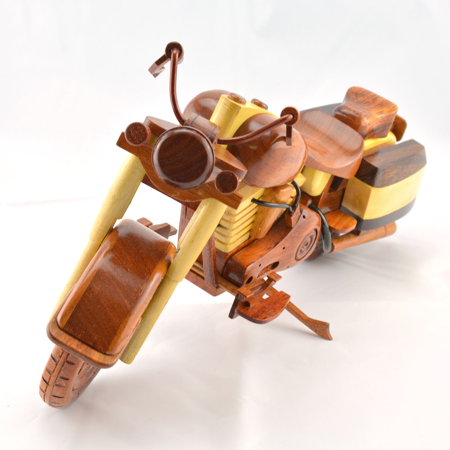 Wooden BMW Motorcycle Model : Wood Motorcycle Model