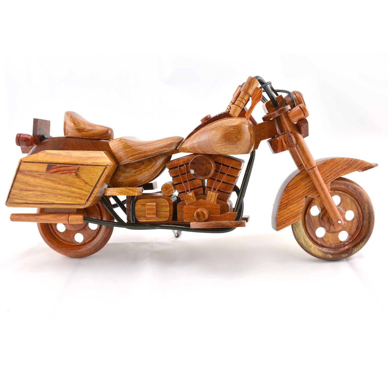 Wooden BMW Motorcycle Handcrafted Wooden Motorcycle Model