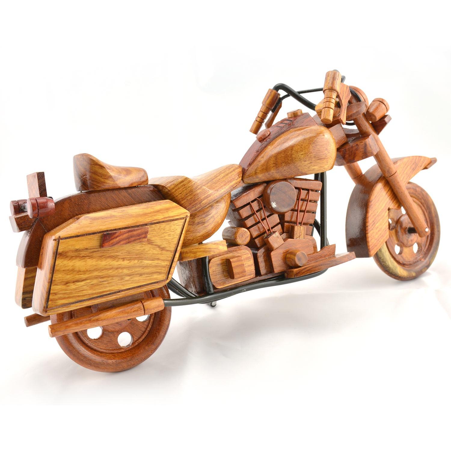 Wooden BMW Motorcycle Handcrafted Wooden Motorcycle Model