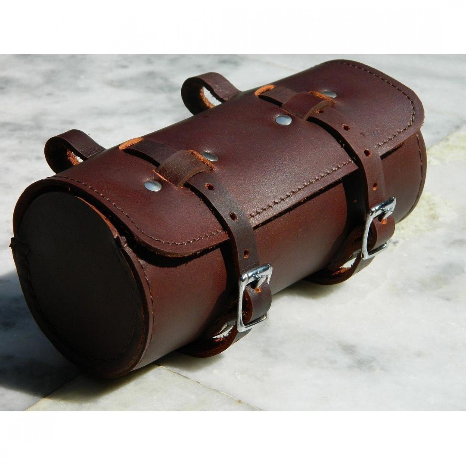 Leather bicycle clearance tool bag