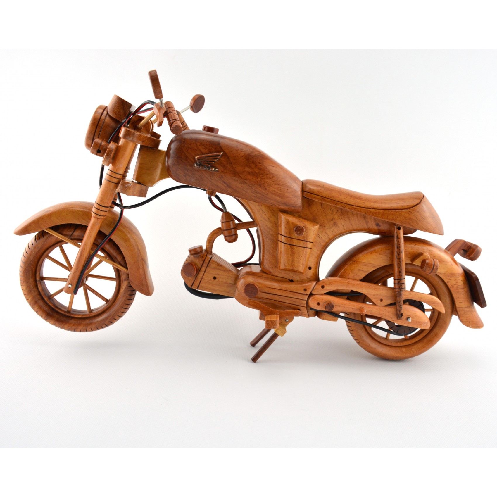 Wooden Honda Motorcycle Desk Model Motorcycle