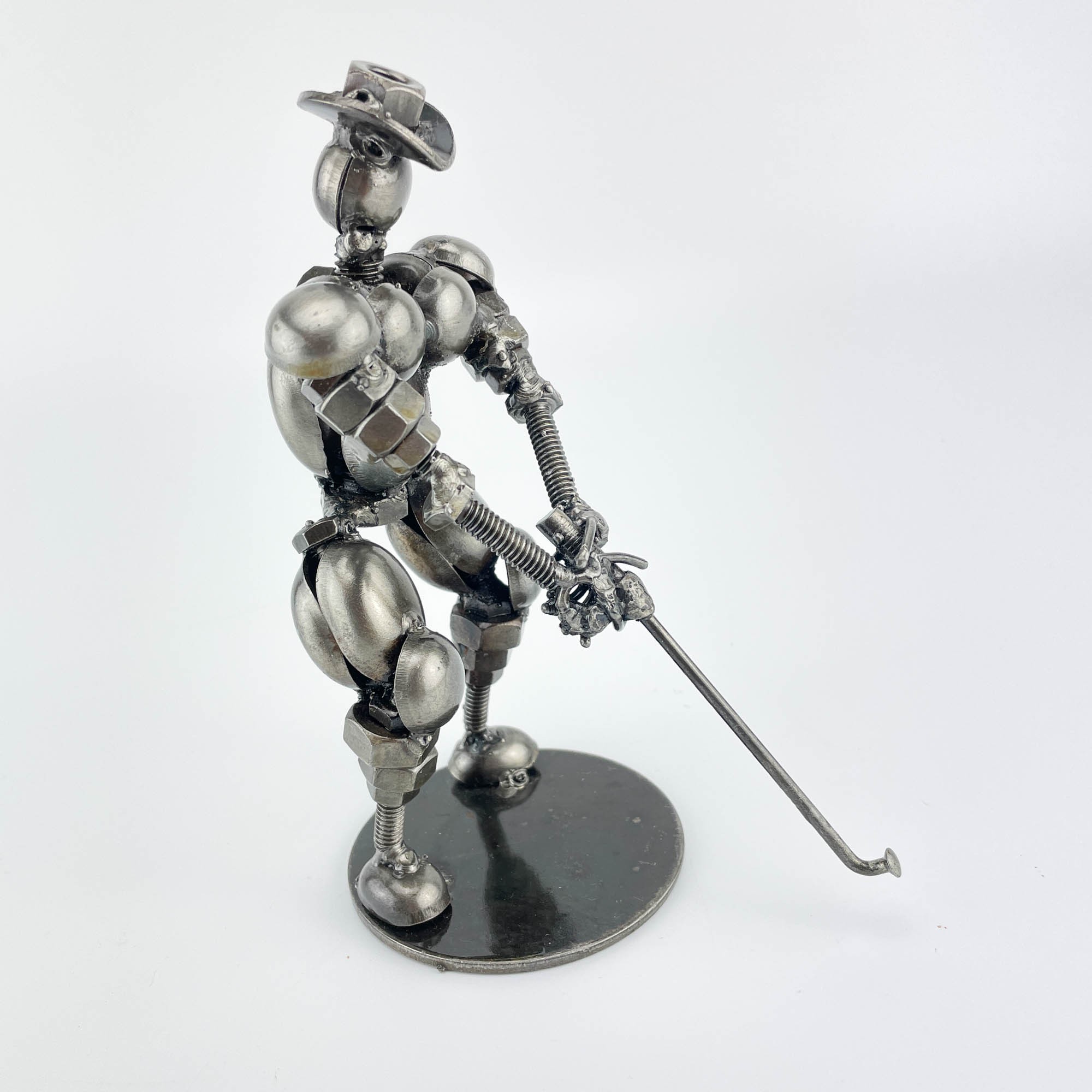 Golfer Metal Sculpture Gift for Golf lover