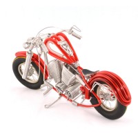 Wire Art Motorcycle Red - Handmade Aluminium Wire Art Sculpture