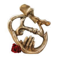 Lovers Kiss  is a great unique gift for Art Deco Statues lovers