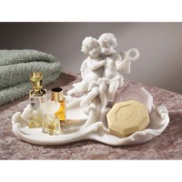 Versailles Angels Font Dish is a great unique gift for Marble Statues lovers