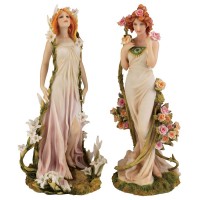 S/2 Spirit Of Spring Statues  is a great unique gift for Fairy lovers