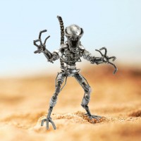 Alien Sculpture : metal model (set 3)  Scrap Metal Art