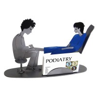 Doctor Podiatrist Male Business Card Holder