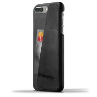 Leather Wallet Case for iPhone 7 Plus - Black