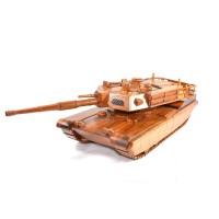 M1A/M1A2 Military Wooden Tank - Mahogany Wooden Army Tank