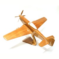 North American P-51 Mustang Fighter jet scale wooden model 