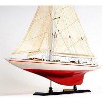 Endeavour Yacht Painted 24 | Yacht Sail Boats Sloop Wooden Model