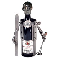 Skier Wine Bottle Holder