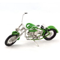 Handmade Motorcycle Aluminium Wire Art Gren 6 inches