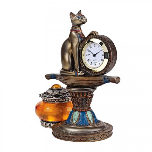 Bastets Egyptian Altar Clock