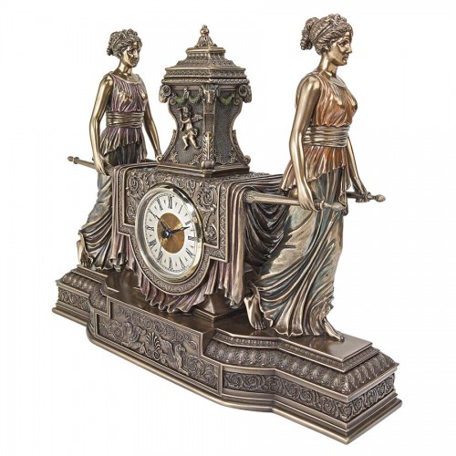 Versailles Maidens Mantel Clock
