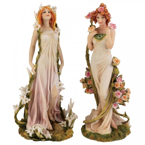 S/2 Spirit Of Spring Statues  is a great unique gift for Fairy lovers