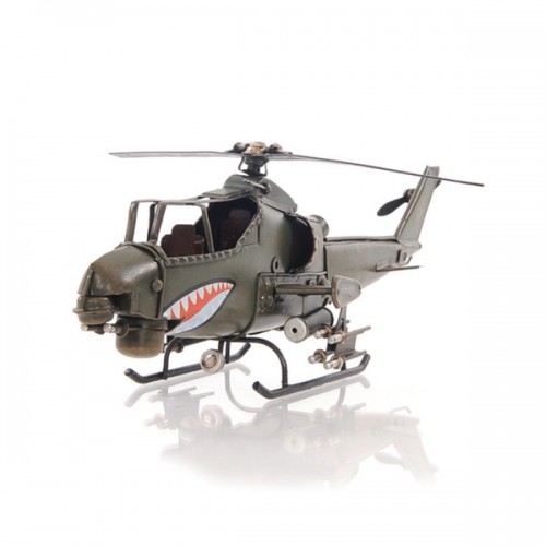 Handcrafted Iron framed Ah-1G Cobra 1:16 scaled aviation model