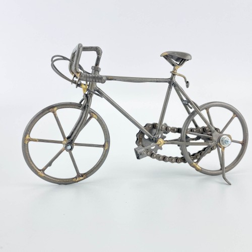 Metal Bicycle with Curved Handle Bar  - gift for cyclist