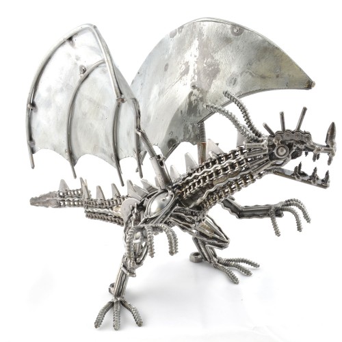 Game of Thrones Dragon Sculptures - Metal Sculptures 