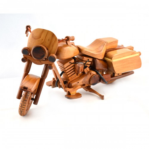 Harley Davidson Police (Cop) Wooden Motorcycle Model