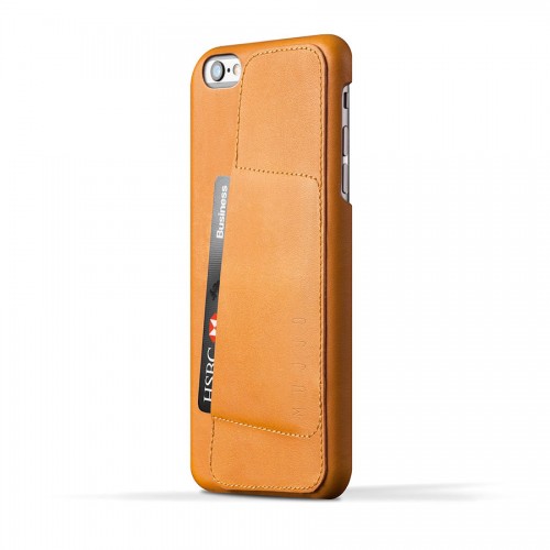 Leather Wallet Case 80° for iPhone 6(s) Plus - Tan