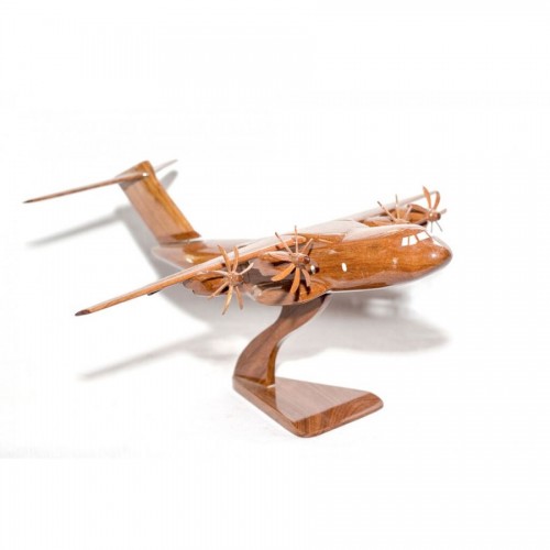 Airbus Military A400M Wooden Airplane Scale Model