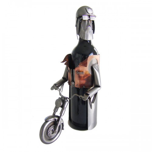 Motorcycle Rider Wine Bottle Holder