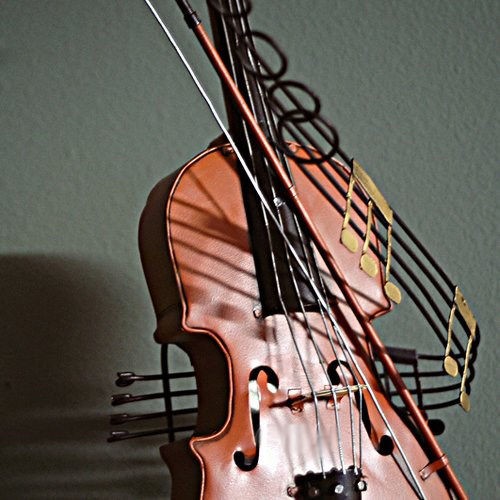 Orange Vintage Violin Model