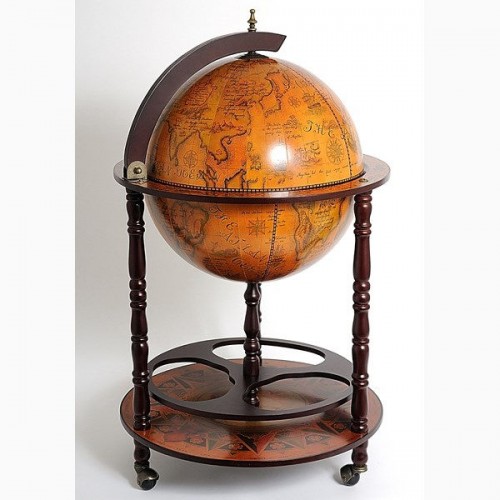 Globe drink cabinet 17 3/4 inches