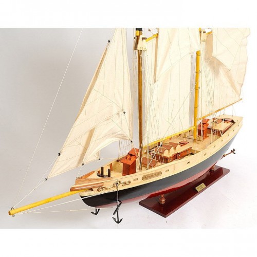 Bluenose II Painted L | Yacht Sail Boats Sloop Wooden Model
