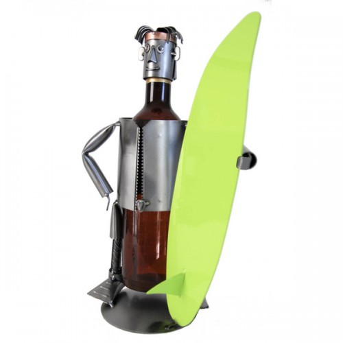 Surfer Wine 1 Bottle Tabletop Wine Rack