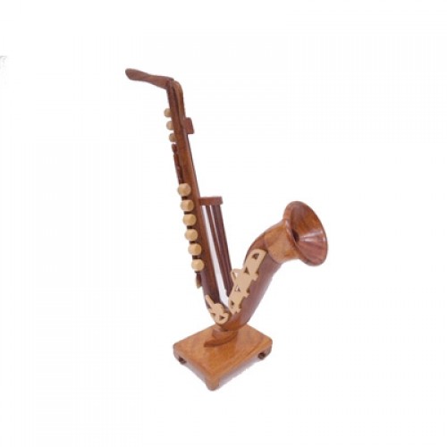 Wooden Saxophone Model Mahogany Wood Designs