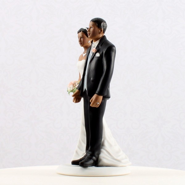 The Love Pinch Couple Funny Wedding Hand painted porcelain Wedding cake