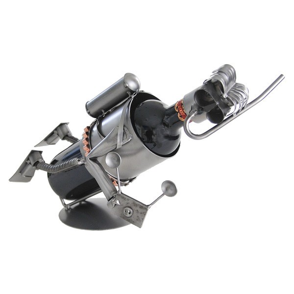 Scuba Diver with Camera Wine Bottle Holder